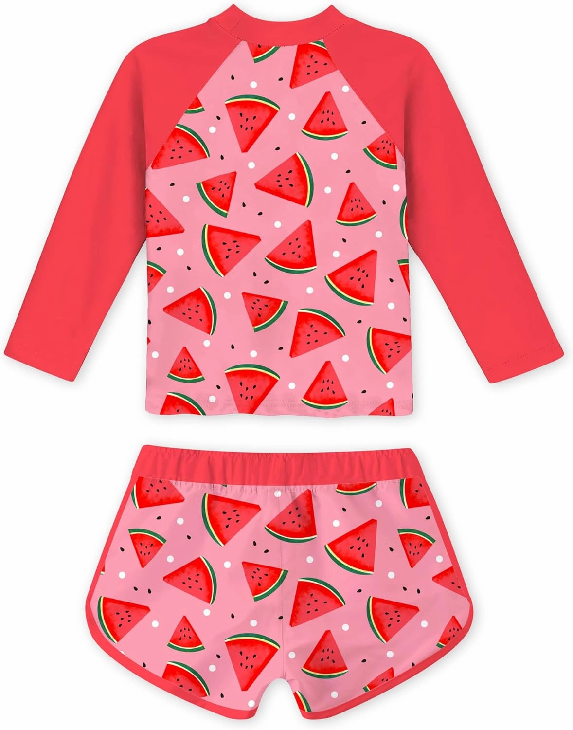 Vogseek Girls Rash Guard Two Pieces Swimsuit Long Sleeve Bathing Suit for 3-10 Years