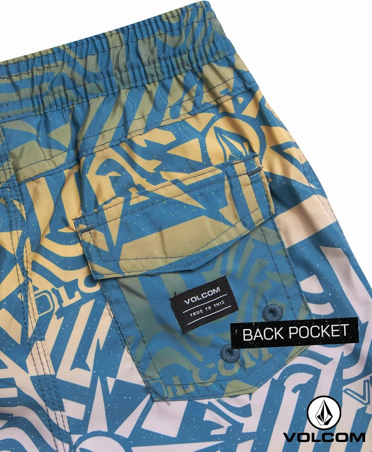 Volcom Baby Boys Swim Set - 2 Piece Long Sleeve Swim Shirt Graphic Tees & Board Shorts, Infant Toddler Little Boys Swimsuit