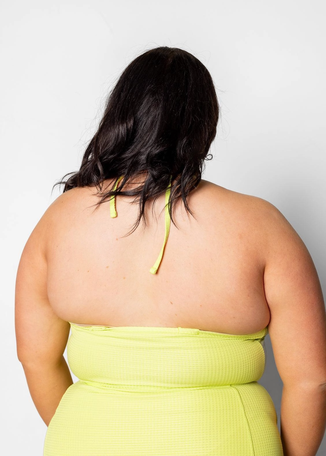 Waffled Glow Green | Tied-Up Top