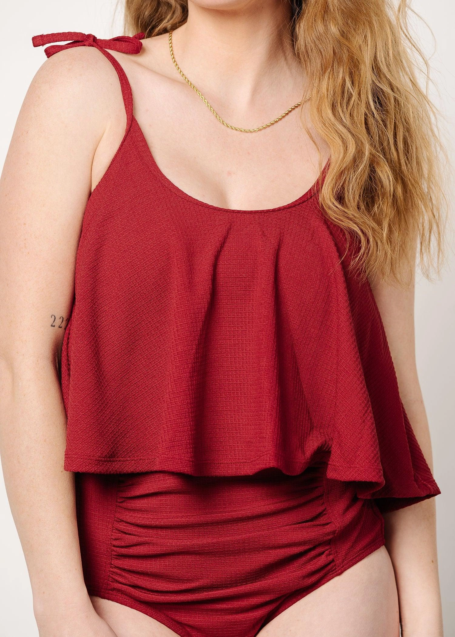 Waffled Maroon | Swing Top