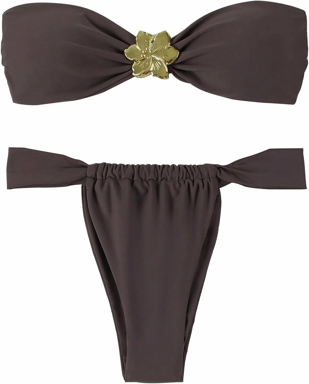 Women's Bandeau Strapless Bikini Sets Sexy Brazilian Swimsuits 2 Pieces