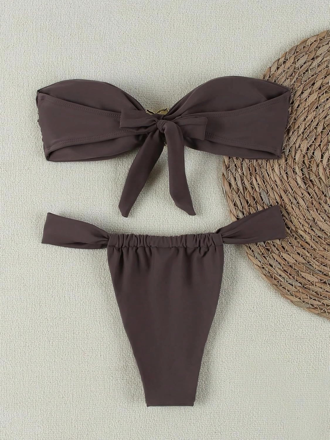 Women's Bandeau Strapless Bikini Sets Sexy Brazilian Swimsuits 2 Pieces