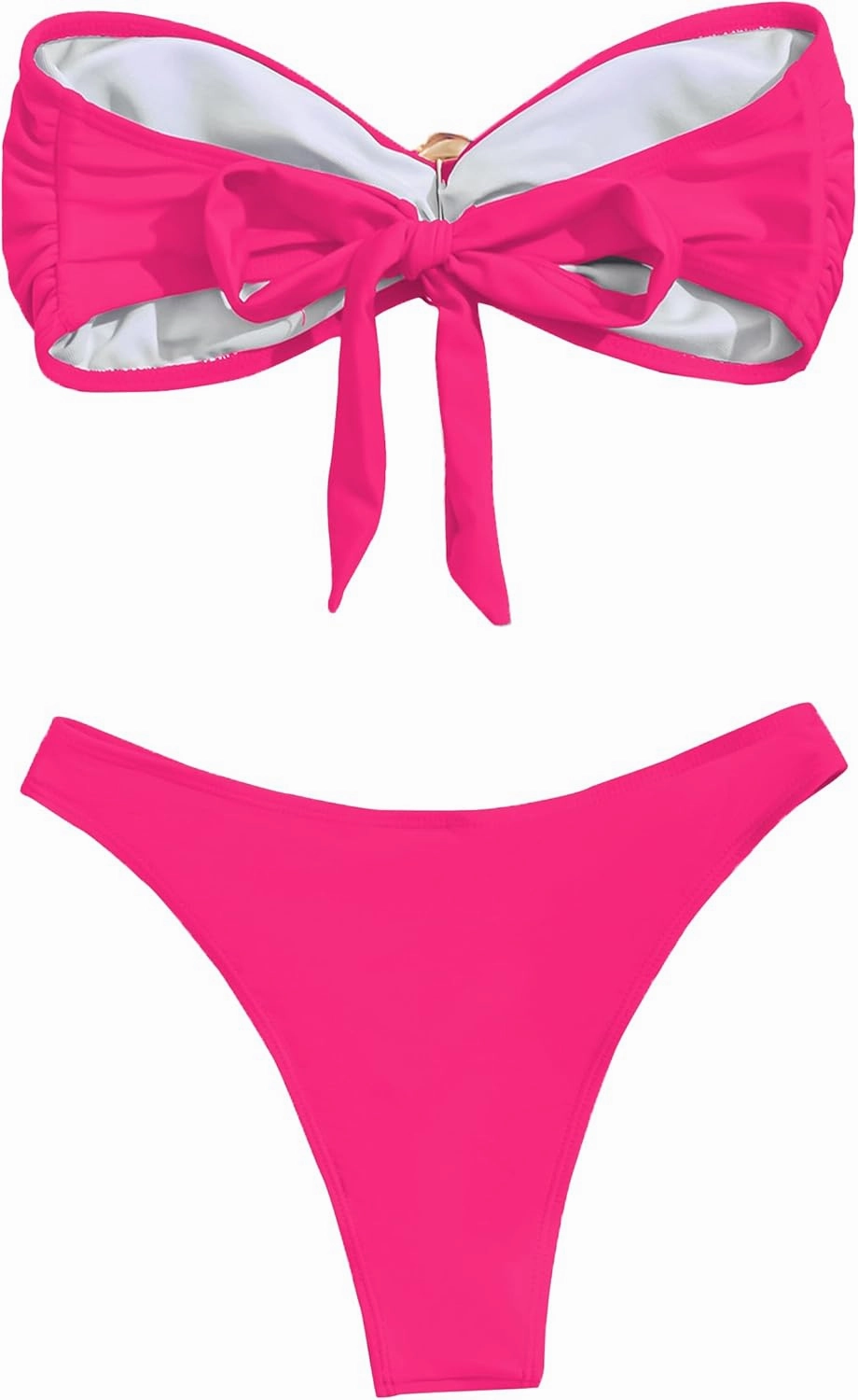 Women's Bandeau Strapless Bikini Sets Sexy Brazilian Swimsuits 2 Pieces