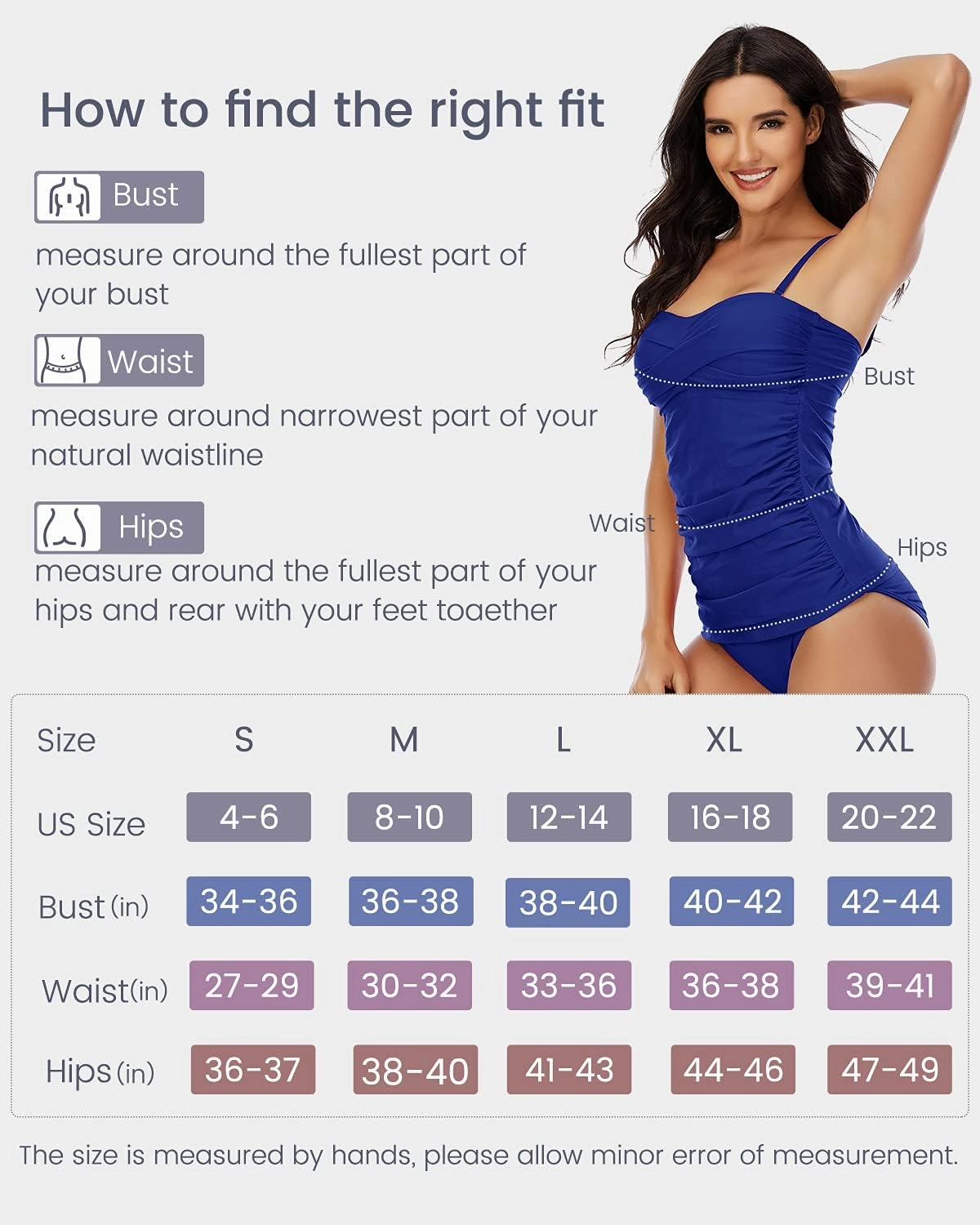 Women's Twist Front Bandeau Tankini Set Two Pieces Ruched Tummy Control Suimsuit with Mid Waist Briefs