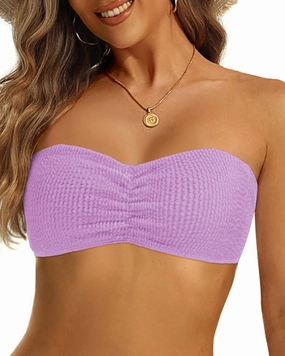 Women Strapless Bikini Swimsuit Tops - Bandeau Tube Bathing Suit Top