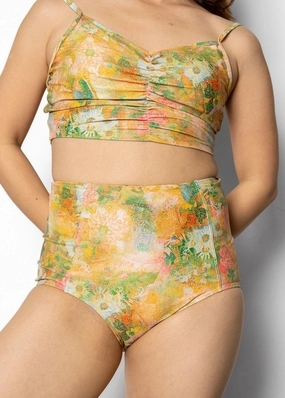 Wonderland Floral | High-Waisted Bottoms