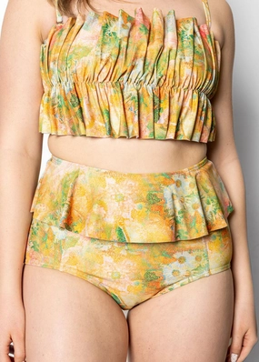 Wonderland Floral | Peplum Bottoms