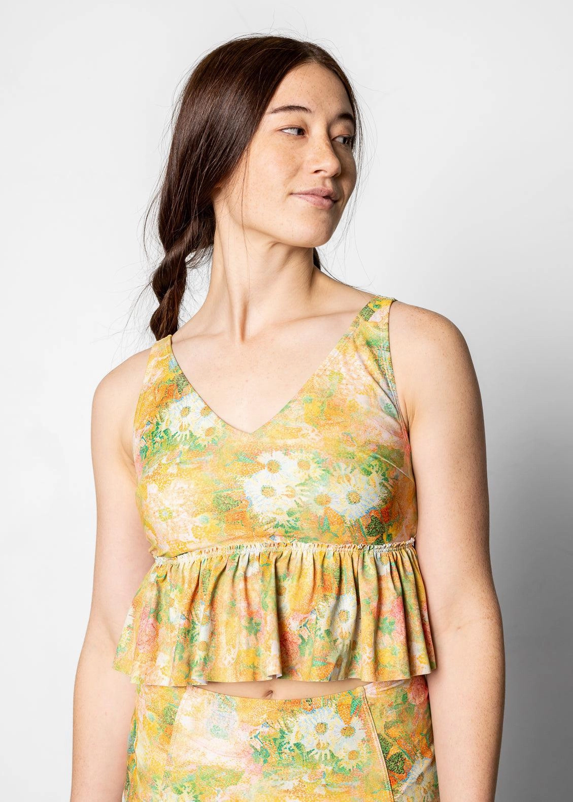 Wonderland Floral | V-Neck Top