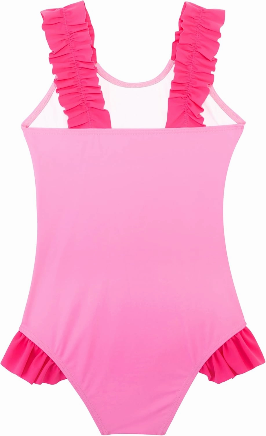 XiaoMoSha Girls One Piece Swimsuit Ruffled Straps Bathing Suits Summer Swim Suit Quick Dry Beach Swimwear for Kids 3-10 Years