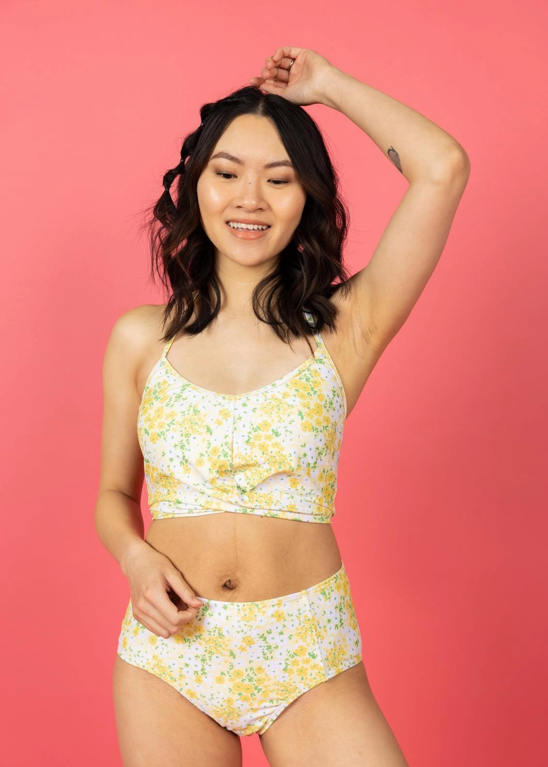 Yellow Meadow | Tied-Up Top