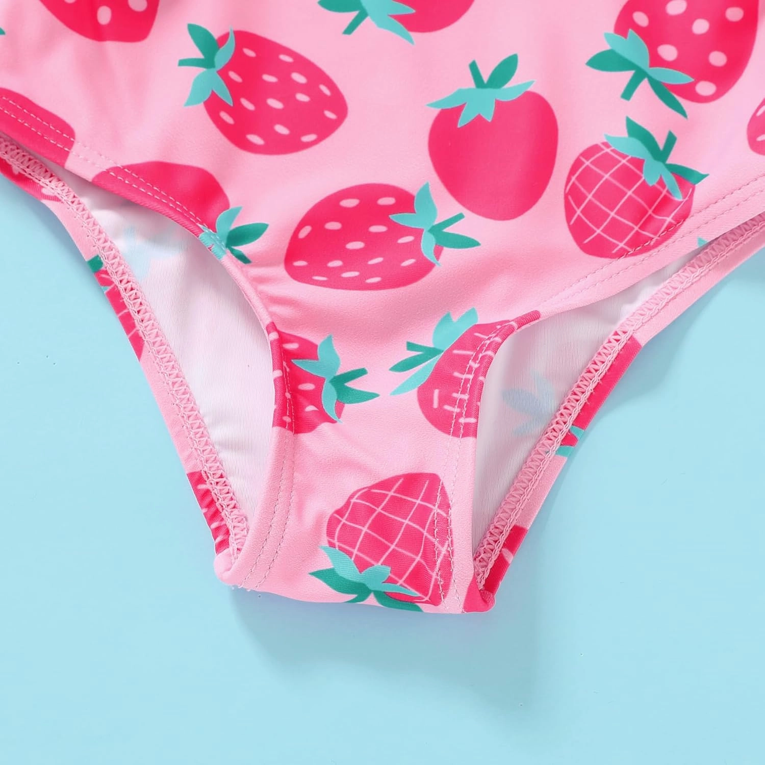 YOUNGER TREE Toddler Girl One Piece Swimsuit Color Block Stripe Swimwear Summer Beach Bathing Suit 12M-5T