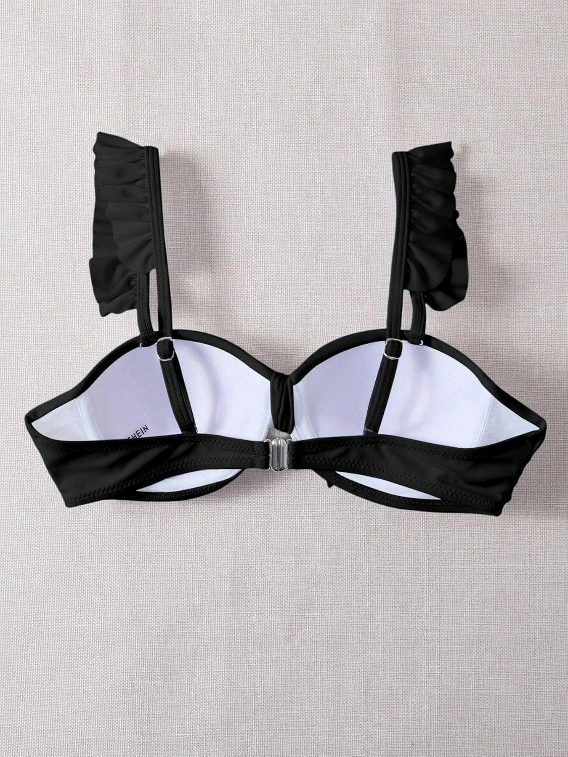 ZAFUL Women Push Up Bandeau Bikini Top Strapless Swimsuit Solid Twist Front Bathing Suits Tube Top