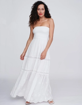 Zahara Maxi Dress - White