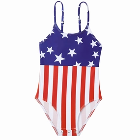 Zando Toddler One Piece Swimsuits Girls Beach Bathing Suit Kids Cute Swimwear Quick Dry 1-10 Years
