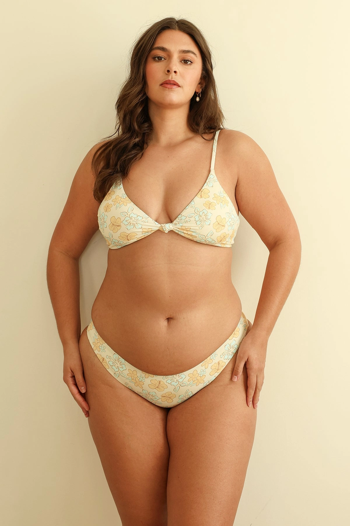 Zen Knotted Triangle Bikini Top