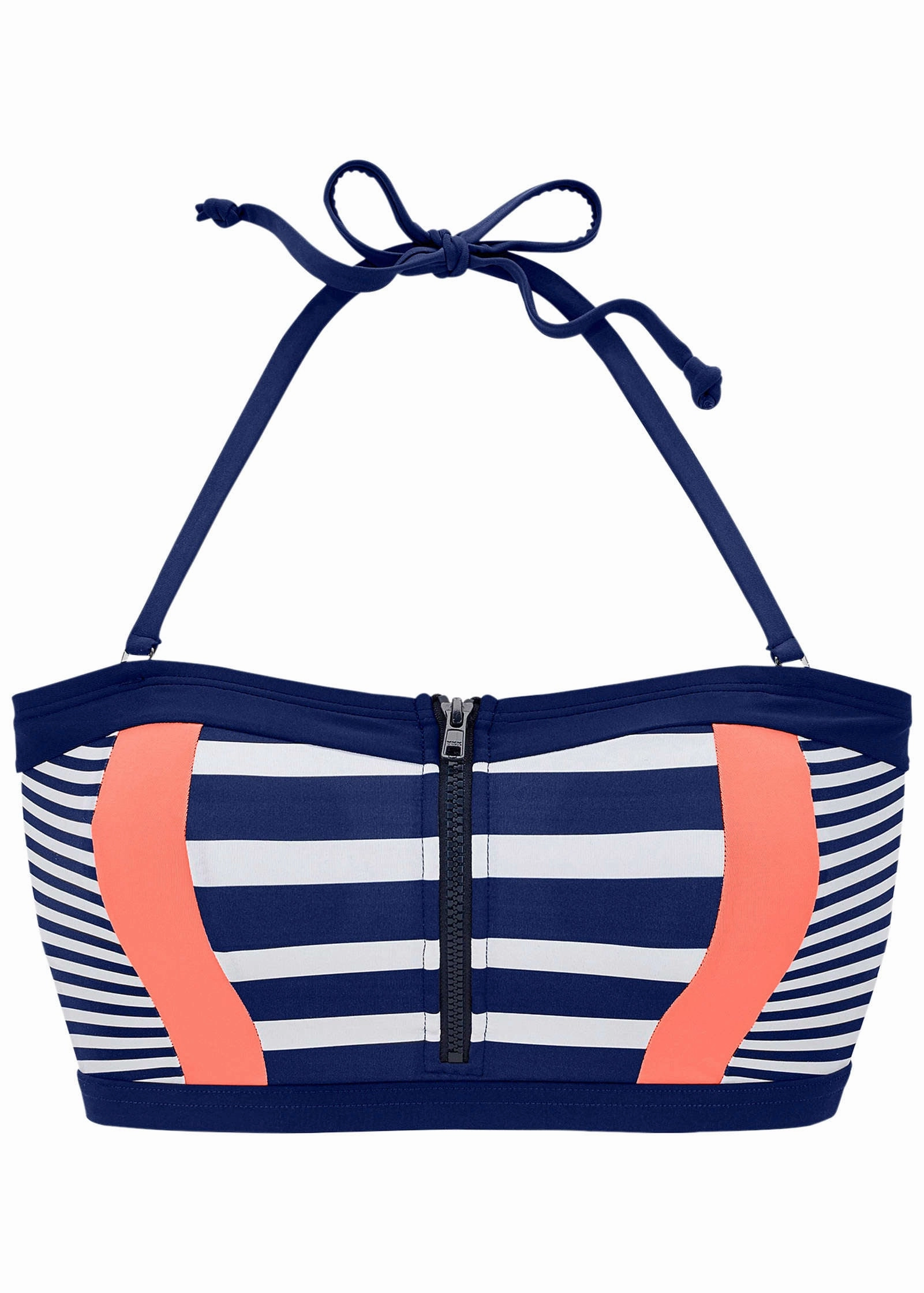 Zip-Front Bandeau Top - Avalon