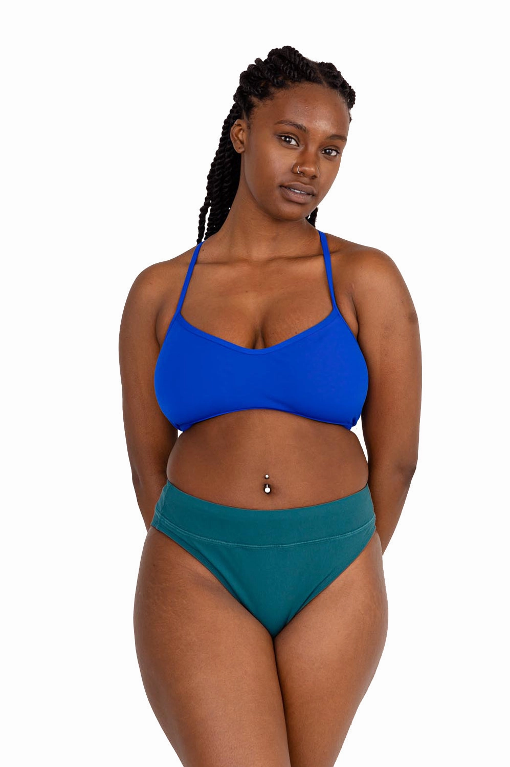 Zoe Bikini Bottom - Peacock