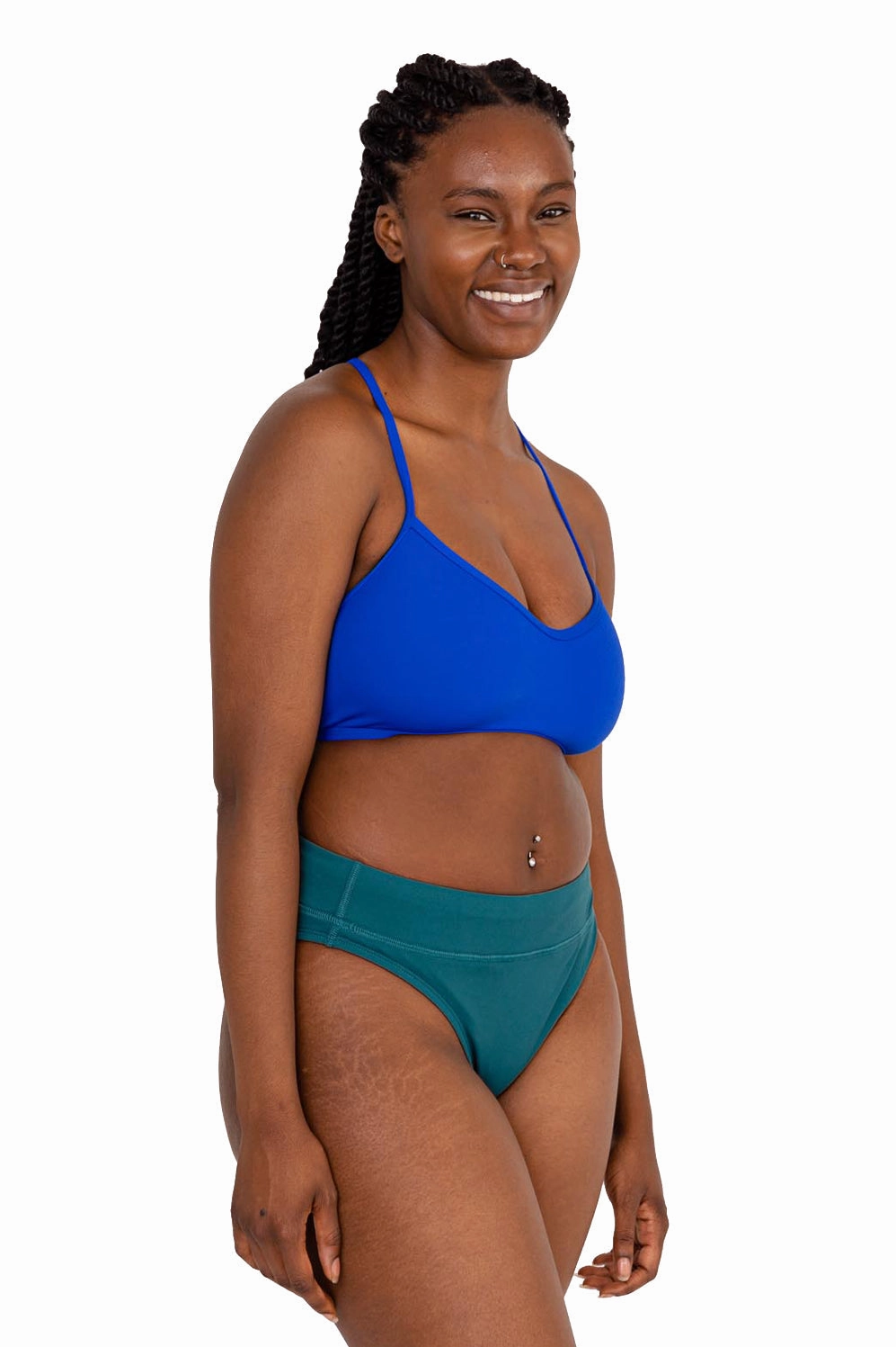 Zoe Bikini Bottom - Peacock